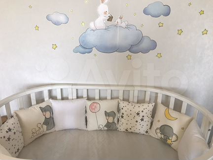 Бортики в кроватку