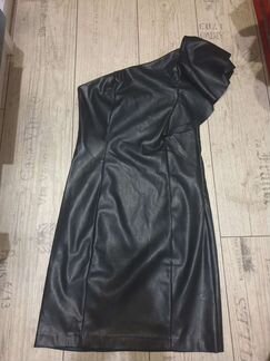 Кожаное платье