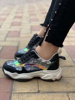 Кроссовки женские dior кожа
