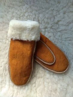 Женские варежки из меха овчины новые