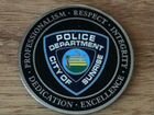 Медаль металлическая сувенирная - полиция