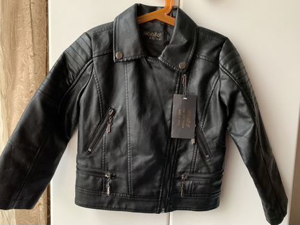 Кожаная куртка на 4-5 лет