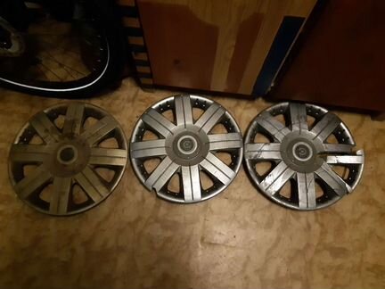 Колпаки r14 3 штуки