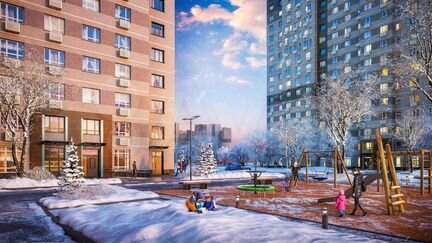 2-к квартира, 69.9 м², 4/22 эт.