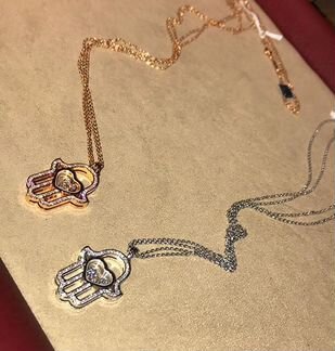Золотая Подвеска Chopard 0.35 ct