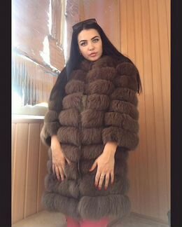 Шуба из песца