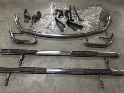 Обвес Ниссан X-Trail 3 (пороги,защиты бампера) T32