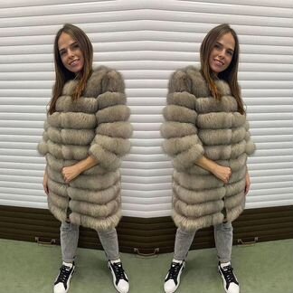 Шуба из песца трансформер 4 в 1