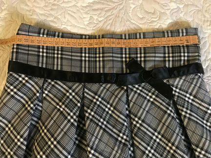 Юбка новая в складку для девочки