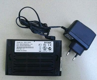 Коммутатор Свитч D-LinK DES-1005D 5 портов