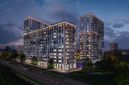 1-к квартира, 60.4 м², 12/19 эт.