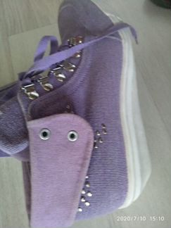 Кеды высокие женские