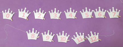 Гирлянда на день рождения, декор праздника