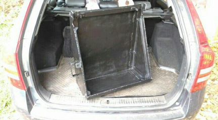 Сварная крышка аккумуляторного отсека грузовика