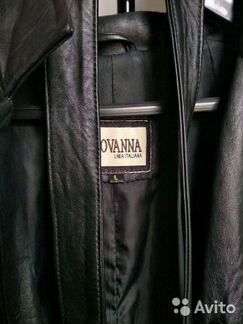 Кожаный плащ 