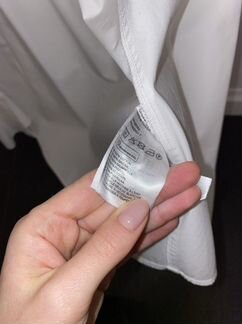 Белая рубашка свободный крой 36 размер