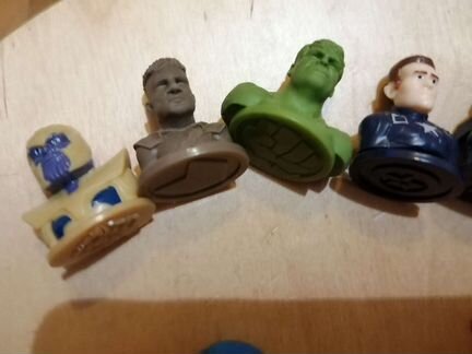 Фигурки супергероев на пальчики. Стиратели Марвел