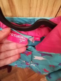 Куртка-Дождевик для девочки(110-116 см)