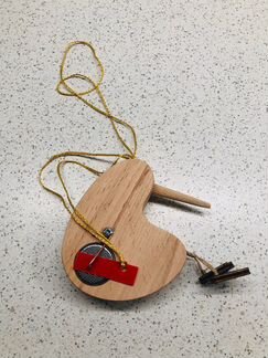 Деревянный ночник Киви, новый детский