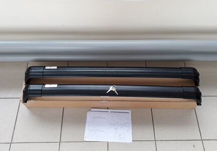 Поперечины багажника land rover discovery 4 черные