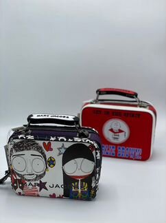 Сумка с рисунком натуральная кожа