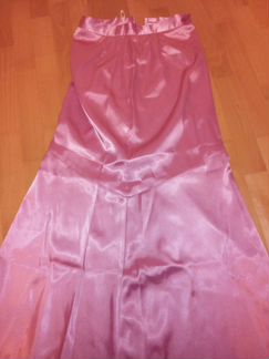 Платье вечернее розовое (юбка + корсет), 44 размер