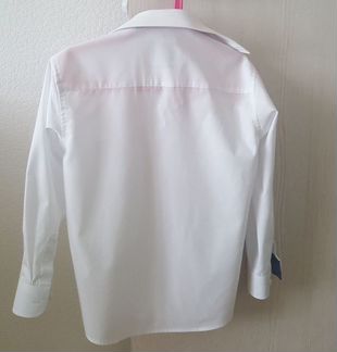 Рубашка школьная детская для мальчика белая