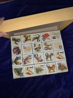 Игра азбука на кубиках СССР