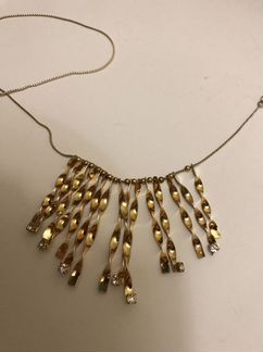 Колье одерелье кристалы новое