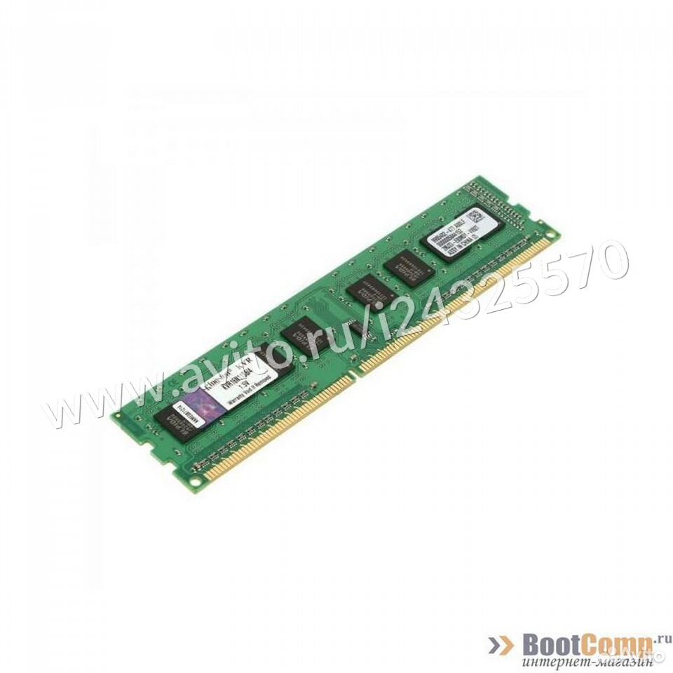 84012410120  Память DDR3 4Gb 1600MHz Kingston KVR16N11S8/4BK 