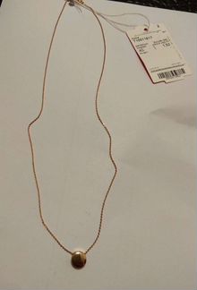 Золотое колье новое