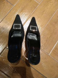 Туфли замшевые