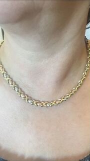 Золотое колье 585проб
