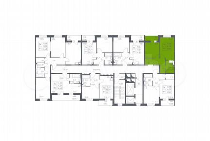 1-к квартира, 38 м², 13/14 эт.