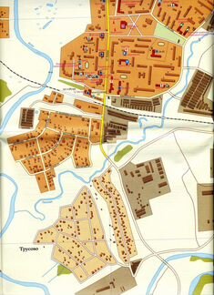 Карта города Истра и его окрестностей
