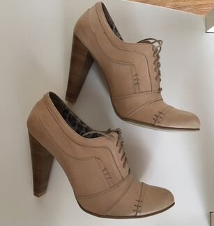 Ботильоны кожаные