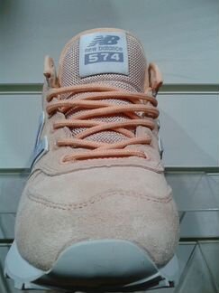 Кроссовки NB 574 зимние: нат. замша + нат. мех