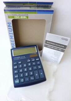 Калькулятор настольный citizen CDC-80BL