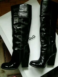 Сапоги, 35 размер, весна/осень, без молнии, дольче