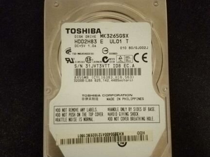 HDD 350GB. 5400