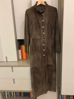 Кожанное(в ощущениях замша) женское пальто Guerrie