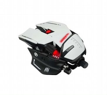 Игровая мышь Mad Catz R.A.T. 8+ белая (PMW3389, Om