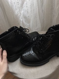 Ботинки ботильоны из кожи