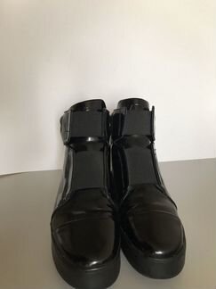 Кожаные женские ботинки 40