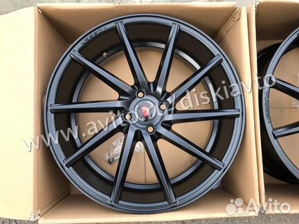 Vossen CVT черный мат R18 4-100 для Kia Rio