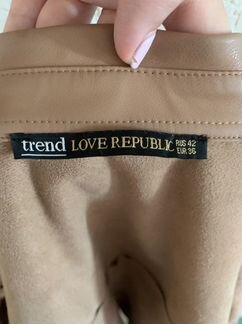 Новая Кожаная рубашка (love republic)