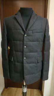 Пальто Moncler. Серое. Пух