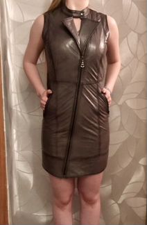 Кожаный сарафан