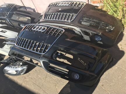 Audi Q7 4l бампер передний 06-15