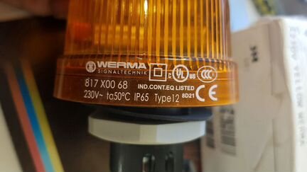 Аварийный зуммер светодиодный Werma